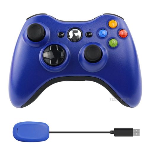 2.4 G De Bleu - 2.4g Wireless Controller For Microsoft Xbox 360 Gamepad With Pc Wireless Receiver Remote Controle For Xbox 360 Game Joystick