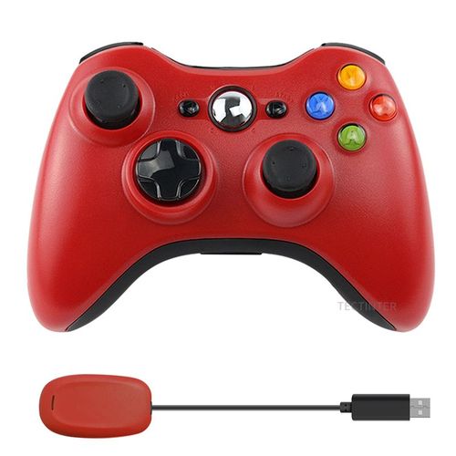 2.4 G De Rouge - 2.4g Wireless Controller For Microsoft Xbox 360 Gamepad With Pc Wireless Receiver Remote Controle For Xbox 360 Game Joystick
