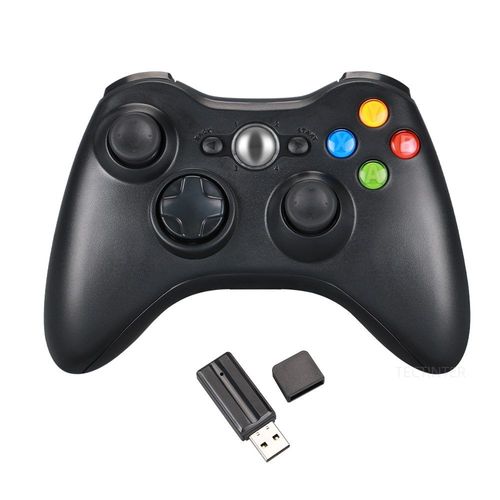 2.4 G Noir 1 - 2.4g Wireless Controller For Microsoft Xbox 360 Gamepad With Pc Wireless Receiver Remote Controle For Xbox 360 Game Joystick