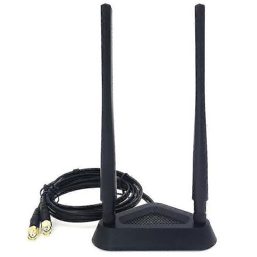 2.4g / 5g Cble dextension de frquence Antenne Wifi Routeur Carte rseau sans fil 8db Sma Antenne magntique