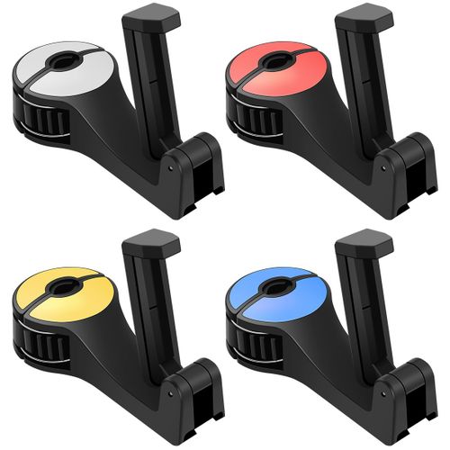 2/4pcs Voiture Appui-Tte Crochet 2 En 1 Voiture Sige Arrire Cintre Vhicule Pliant D'appuie-Tte De Sige De Tlphone Cach Support Stable Automatique Appui-Tte