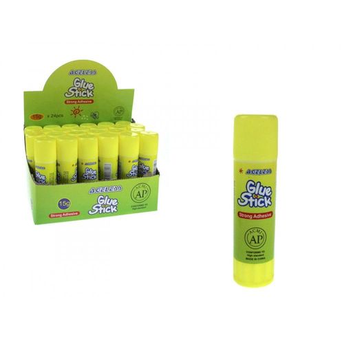 2 Btons Colle Blanche 15g Pour Papier Tube Fourniture Scolaire Ecolier Etudiant