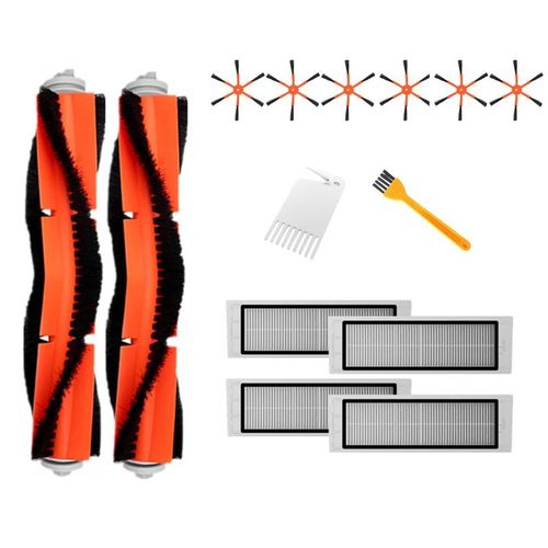 2 brosse princiPLe + 6 brosse laterale + 4 filtre HEPA adapte pour Xiao mi aspirateur 2 Roborock S50 pour Xiao mi Roborock mi filtres de pieces de Robot