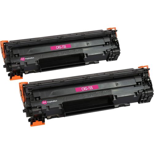 2 Compatibles Crg 725 Toner Laser Pour Canon I-Sensys Lbp-6000, Lbp-6000b, Lbp-6018, Lbp-6020, Lbp-6020b, Mf-3010 | 1600 Pages