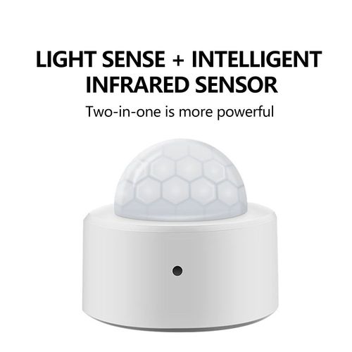 2 En 1 Fonctionne Avec Tuya Zigbee 3.0 Pir Dtecteur De Mouvement + Lumineux Lux Lumire Passive Infrarouge Scurit Alarme Anti-Cambriolage Capteur Zg-204zl - Type Light Infrared