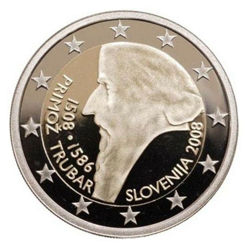 2 Euros Slovenie 2008: Primoz Trubar- Be Capsule