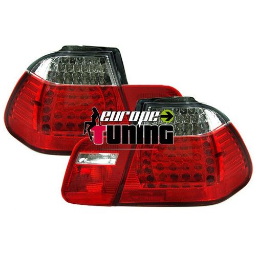 2 Feux Rouges Clairs Look M3 A Leds Bmw Serie 3 Type E46 Berline 1998-2001