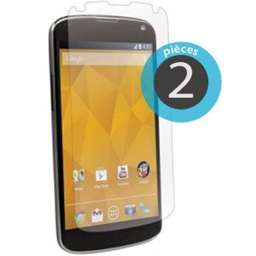 2 Films Protecteurs cran Lg Google Nexus 4