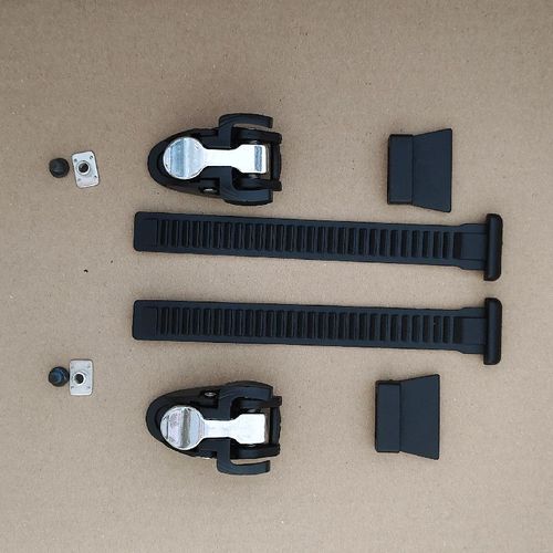 2 Jeux De Patins De Vitesse En Ligne,Tte En Fer,Chaussures,Boucle De Cheville,Bande De Patins De Vitesse,Bande Fixe Avec Vis - Type 2 Pieces Model2