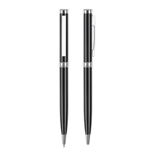 2 Kit Stylo  Bille En Mtal De Luxe Tourner Ouvert Pour Lcriture, La Journalisation, La Prise De Notes