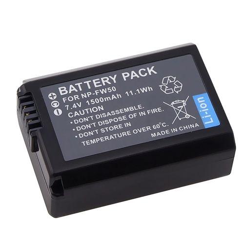 2 NP-FW50 Rechargeable batterie pack pour sony NEX-5 NEX-3 NEX3 NEX5 Camera