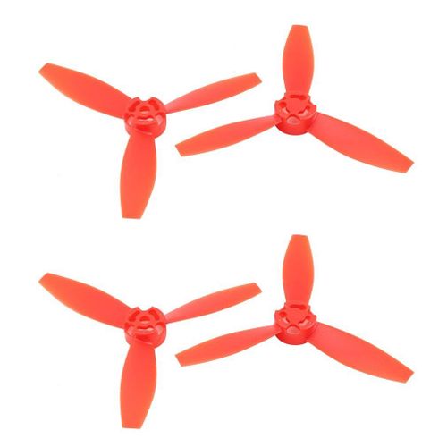 2 Paires D'hlices En Plastique Lger Triangle Dor Conception Sirleaf Lame De Fixation Rapide Pour Perroquet Bebop 2 Drone