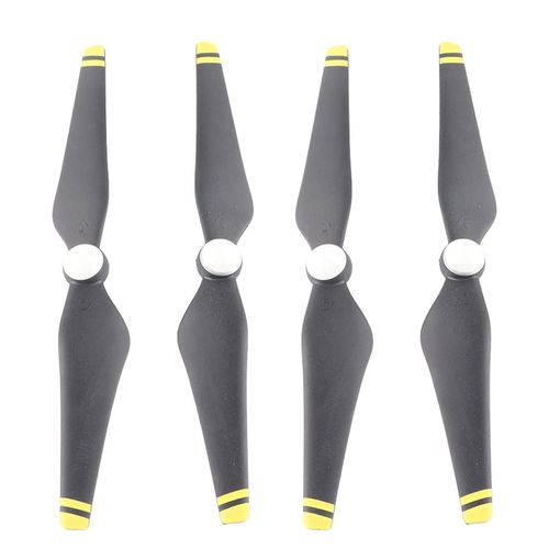 2 Paires DHlices Auto-Serrantes Pour Dji Phantom 3 Drone Quadcopter Accessory (Bord Jaune)
