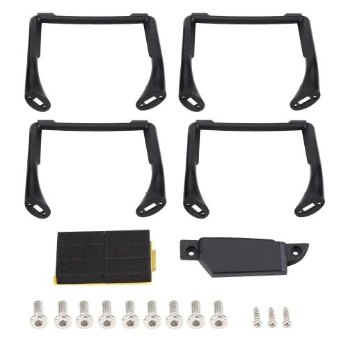 2 Paires / Ensemble Renforc Extended Landing Gear Leg Support Support Pour Dji Phantom 3 Drone Noir