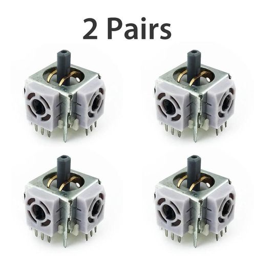 2 Pairs - Data Frog-Capteur De Joystick Analogique 3d, Pices De Rparation Technique, Potentiomtre, Pouce Anciers Pour Microsoft Xbox 360, Remplacement De La Manette