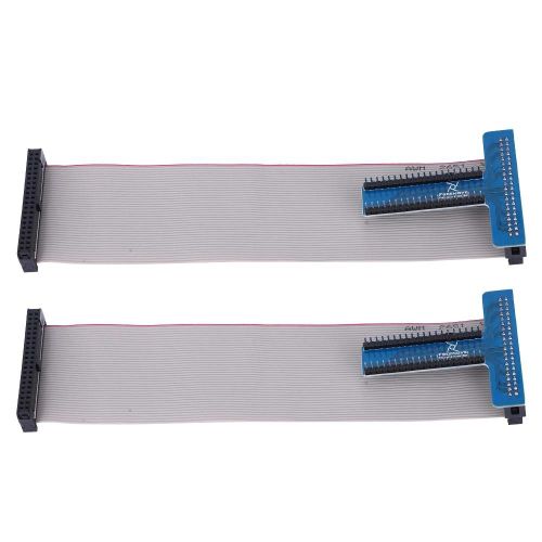 2 pcs carte d'extension GPIO bleu adaptateur de type T adapt pour Raspberry Pi 2B / 3B / 3B +