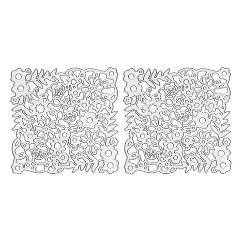 2 Pcs Gaufrage Dcoupe Matrice Forme Unique Excution Exquise Forte Durable Machine De Dcoupe