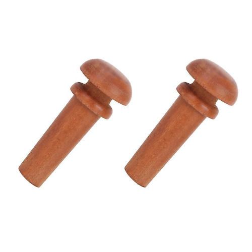 2 Pcs Haute Qualit Jujube Bois Violon Queue Embout Instruments De Musique Accessoires (Type B)