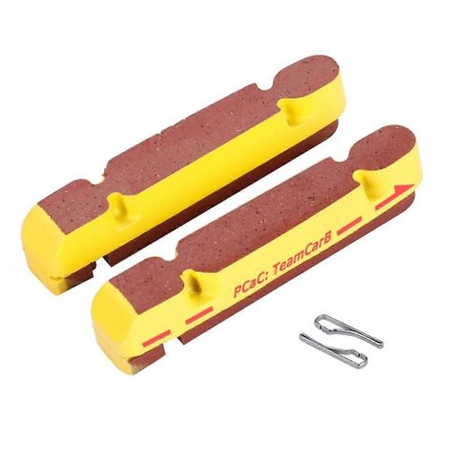 2 Pcs Jantes En Carbone Roue En Caoutchouc Vlo Disque Plaquettes De Frein De Remplacement Ensembles De Plaquettes