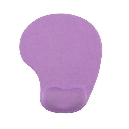 2 pcs silicone confortable rembourr antidrapant repose-main bracelet tapis de souris, couleur : violet