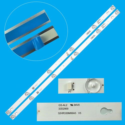 2 pices/lot 6LED LED Bande De Rtro-clairage Pour Thomson 32HB5426 TCL 32L2600 TL32P1A 4C-LB3206-HR03J HR01J TOT_32D2900 32HR330M06A5 V5 5 Sets - 10 Pieces Fdration de russie