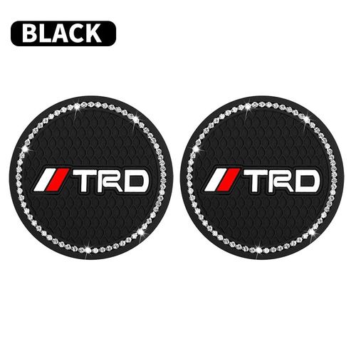 2 Pices - Polymres Coordonnants Pour Toyota Trd Keepoma Tundra, 4runner Highxit Rav4 Chr Avensis Yadditif Camry Racing, Car Diamond Cup, Virus Water Cup