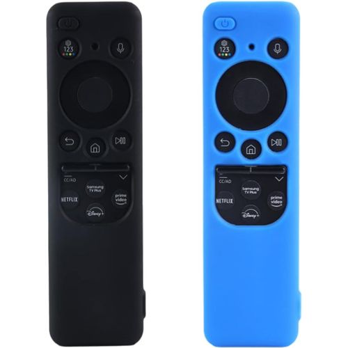 2 Pices Protege Telecommande Coque Pour Samsung Tlcommande Compatible Avec Bn59-01432A Bn59-01432J Smart Tv Cellule Solaire Tlcommande Antichoc Silicone Housse De ProtectionN[NOU630644]