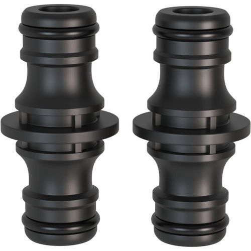 2 Pices Raccord, 1/2 Pouce Double Fiche Pice De Raccordement Pour Une Connexion Sre Des Tuyaux, Connexion De Deux Tuyaux Pour La Prolongation