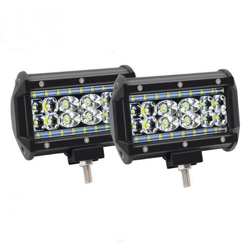 2 Pices Tracteur Led Lampe De Travail 5 Pouce 84w Auto Led clairage 12-24v Barre De Lumire Led Lampe De Travail tanche Ip68 Led Lampe De Travail Pour 4x4 Voiture Camion Suv Bateau