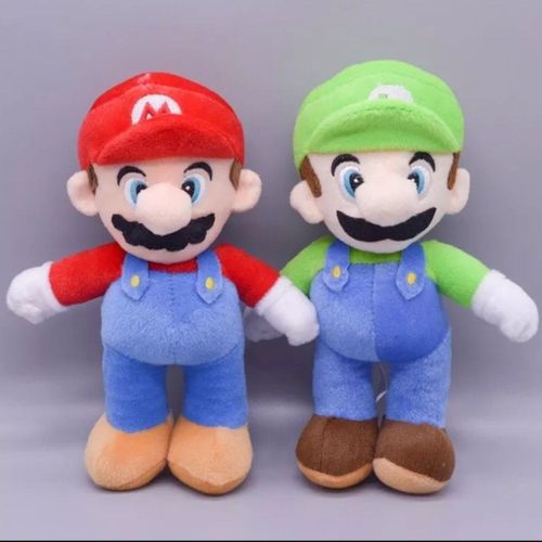 2 Super Mario Luigi Peluche Peluche Peluche 20cm Neuf Goodnice