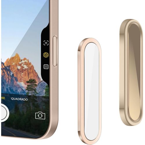 2 X Camera Control Button Protector Film For Iphone 16/Plus/16 Pro/16 Pro Max Tempered Glass Anti-Scratch Ultra-Thin Compatible With All Cases,Desert+White