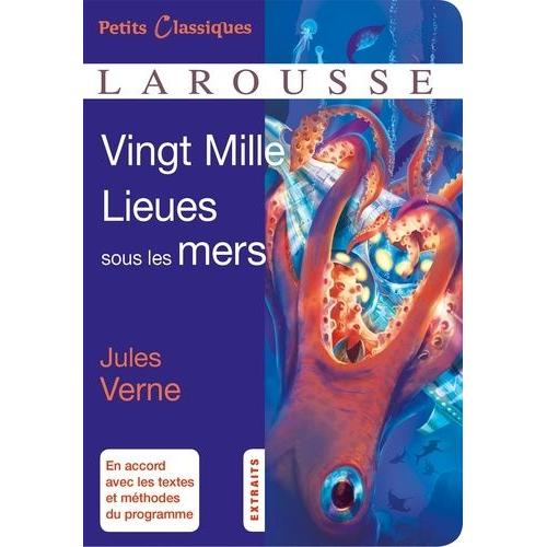 Vingt Mille Lieues Sous Les Mers - Extraits   de jules verne  Format Poche 