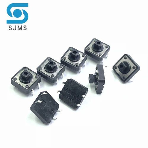 20   100pcs B3f-4055 12x12x7.3mm Tactile Commutateurs Jaune Carr Bouton Poussoir Tact Joli 12*12*7.3mm Micro Interrupteur - Type Black-100pcs