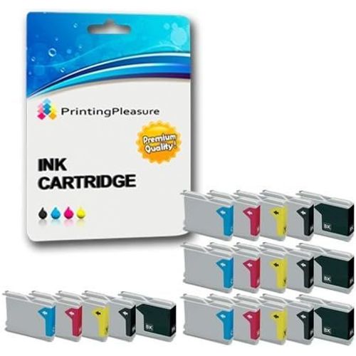 20 Cartouches D'encre Compatibles Pour Brother Dcp-130c 135c 150c 260c 330c 350c 357c 540cn 560cn 750cw 770cw Fax-1355 1360 1460 1560 2840c Mfc-235c 240c 440cn 465cn 680cn 5460cn - Lc1000 Lc970