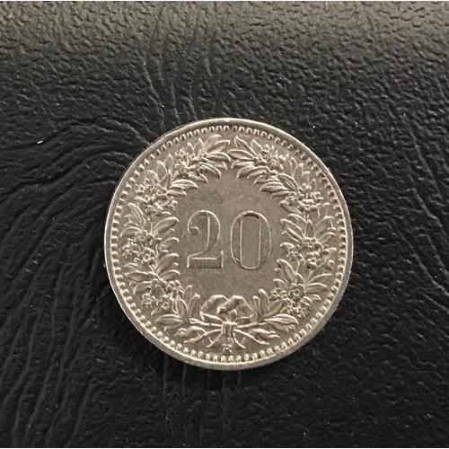 20 Centimes - Suisse - Libertas - 1962