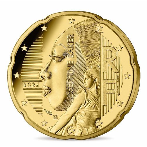 20 Cents France 2024 (Josephine Baker)