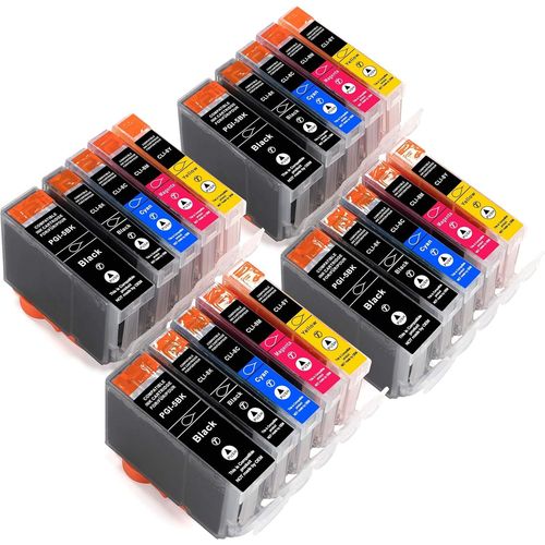 20 Comp Cartouches D'imprimantes Pour Canon Pixma Ip4200 Ip4300 Ip5200 Ip5300 '/ Canon Pixma Mp500 Mp530 Mp600 Mp600r Mp610 Mp800 Mp800r Mp810 Mp830 Mp970 / Canon Pixma Mx 850 / Ca[Dyj072786]
