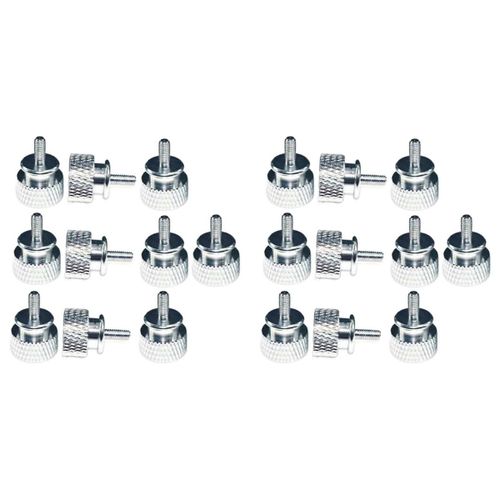 20 PiCes/Lot UNC6 -32 M3.5 Vis  Main pour Support GPU PSU Bo?Tier D'Ordinateur de Panneau LatRal PC Assembler WaterCooling Argent