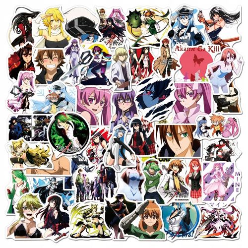 200 Pcs D'akame Ga Kill! Autocollants De Graffitis Anims N Autocollants De Sport Pour Enfants, Autocollants De Sport Pour Bouteilles D'eau, Autocollants De Bouteilles D'eau Impermables Pou