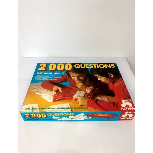 2000 Questions Avec Un Billard Ferdinand Nathan