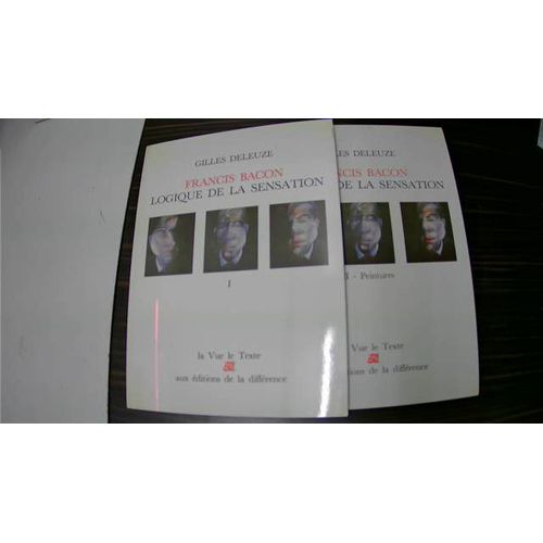 Gilles Deleuze - Francis Bacon - Logique De La Sensation - 2 Vol + Coffret 1984