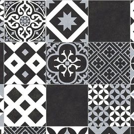 Sol Vinyle Link - Imitation parquet bois peint vieilli decoweb.com - 4 x 3m