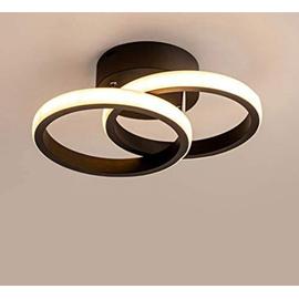 Lampe de plafond LED en métal acrylique 3 modèles 2 couleurs salon