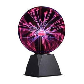 Lumière Boule Plasma, Lampe Plasma magique sensible au toucher et voix,  Lumière d'ambiance Decoration Foudre