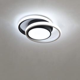 Lampe de Plafond 3 Anneaux 32W 2500LM Blanc Froid 6000K Plafonnier LED Luminaire Plafonnier LED Moderne pour Cuisine Salon Couloir Chambre Salle De Bain