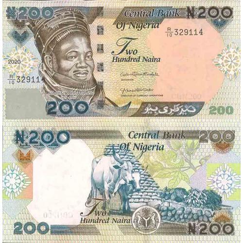 Billet De Banque Collection Nigeria - Pk N° 999 - 200 Naira