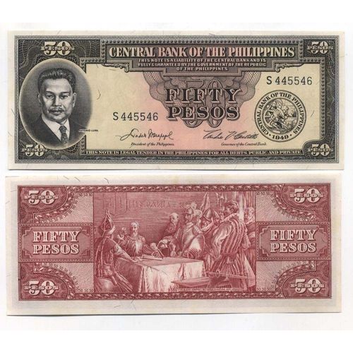 Billets Banque Philippines Pk N° 138 - 50 Pesos