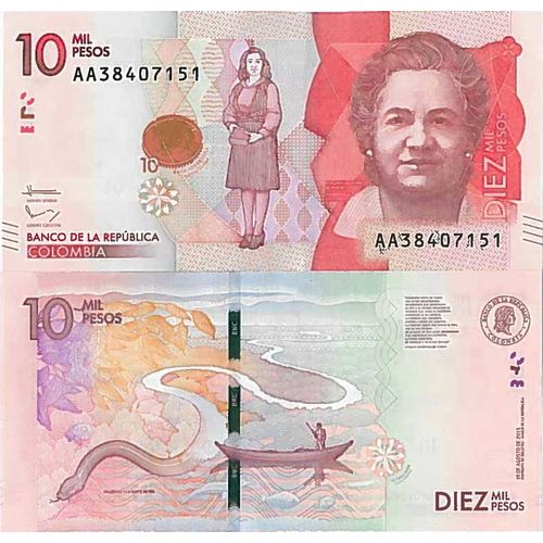 Billet De Banque Collection Colombie - Pk N° 460 - 10 000 Pesos