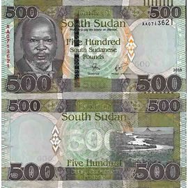 Billet De Banque Collection Soudan Du Sud - Pk N° 16 - 500 Pounds
