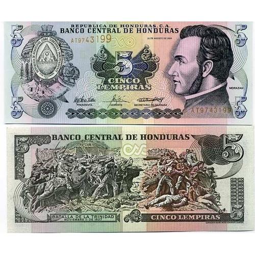 Billets Banque Honduras Pk N° 85 - 5 Lempiras